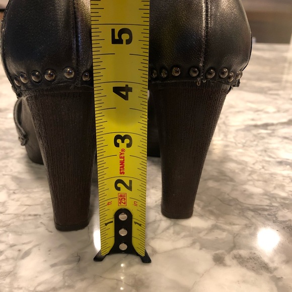 Prada Gunmetal Open Toe Platforms - Picture 15 of 15